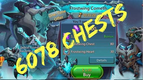 Lords Mobile Frostwing Chests Youtube