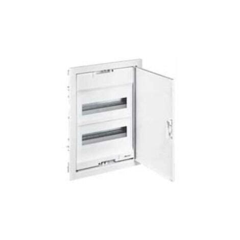 Coffret Modulaire Encastr Rang Es Avec Porte M Tal Blanche