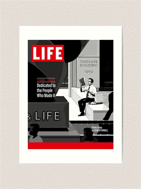 "Life Magazine Last Cover" Art Print for Sale by Tophsell | Redbubble