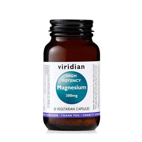 МАГНЕЗИЙ капсули 300 мг 30 броя Viridian Magnesium Atlas Bg