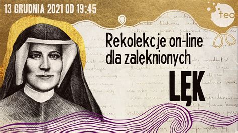 Różaniec na Żywo 13 XII Poniedziałek Rekolekcje dla Zalęknionych