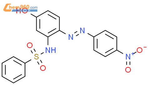 99387 59 4 Benzenesulfonamide N 5 Hydroxy 2 4 Nitrophenyl Azo