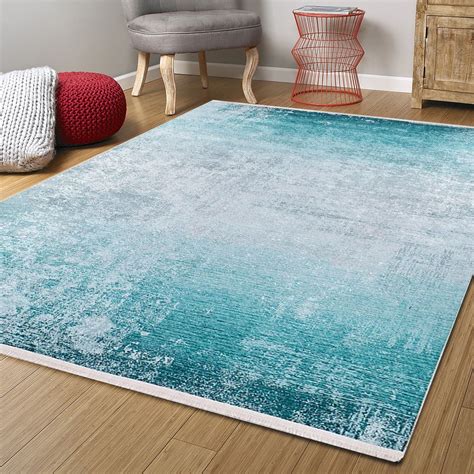 Beach Ocean Aqua Blue Area Rugs Luxury Turquoise Rug 8 X 10 6x9 5x8