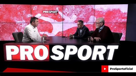 ProSport LIVE cu Marius Mitran și Dinu Gheorghe invitați YouTube