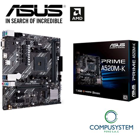 Placa Asus Prime A M K Amd Ryzen Ddr Am Pn Mb M Ay