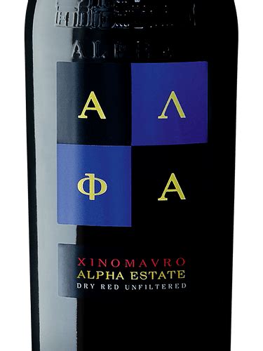 2003 Alpha Estate Κτήμα Αλφα Xinomavro Reserve Vieilles Vignes Single