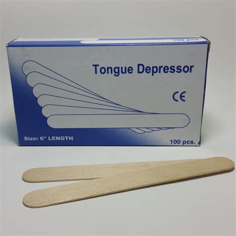 XECA WOODEN TONGUE DEPRESSOR 6 100 S Sabahcarepharma