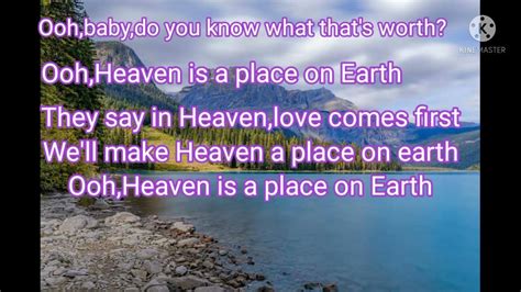 Berlinda Carlisle Heaven Place On Earth Lyrics Youtube