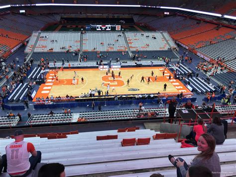 Syracuse Basketball Seating Chart Rows Cabinets Matttroy