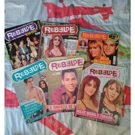 Lote Revistas Rebelde RBD Shopee Brasil