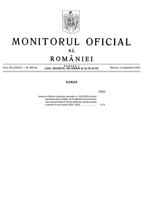 Lista școlilor care au catalog electronic în anul 2024 2025 publicată