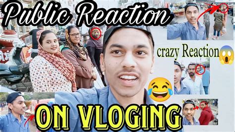 Public Reaction On Vloging 😮cute Girls Reaction 😍crazy Reaction 😂