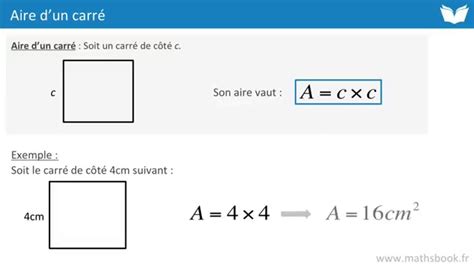 Ntroduire Imagen Surface D Un Carr Formule Fr Thptnganamst Edu Vn