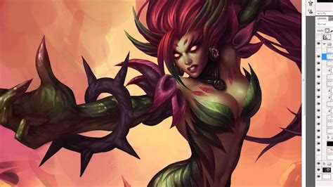 League Of Legends Zyra Art Spotlight Console Toifr Youtube