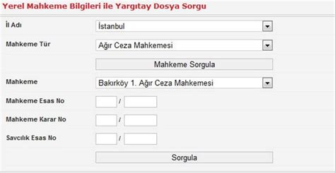 Yargıtay Mahkeme Dosya Sorgulama İşlemleri Nasıl Yapılır Sözcü