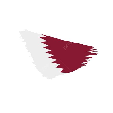 Qatar Flag Vector Hd Images Qatar Flag Vector Brush Paint On Ripple