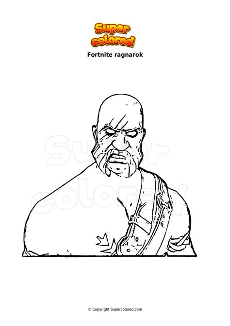 Fortnite Coloring Pages Ragnarok Xcolorings Hot Sex Picture