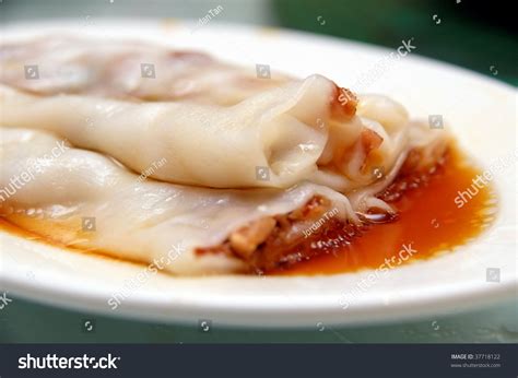 Chinese Dim Sum Rice Noodle Roll Stock Photo 37718122 | Shutterstock