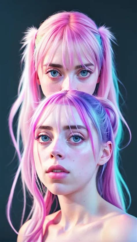 Dopamine Girl 8k Uhd Hyperreal Erotic Photograph Of Billie Eilish