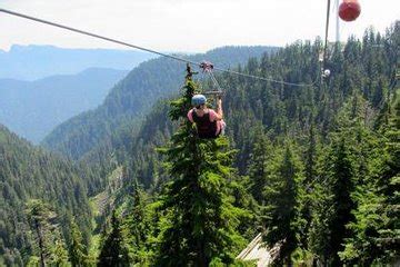 Grouse Mountain 5-Zipline Peak Adventure with Chairlift 2019 - Vancouver