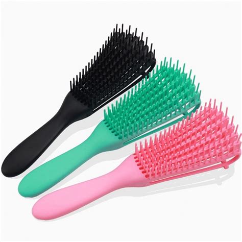 Escova Para Cabelo Cacho Pente Polvo Shopee Brasil