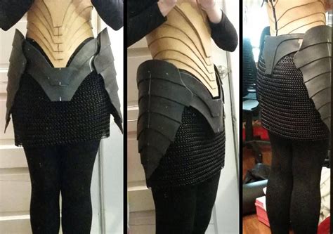 tarnished cosplay plate armor skirt