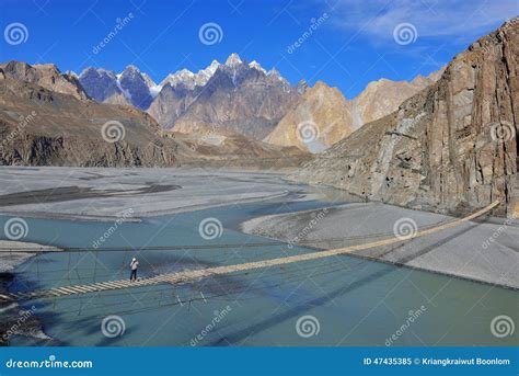 Beuatiful Landscape Of Northern Pakistan Passu Region Karakorum