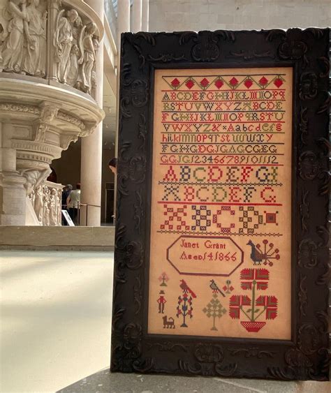 Janet Grant 1855 Sampler Chart - Etsy