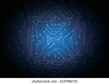 Circuit Board Background Vector Illustration Stock Vector Royalty Free