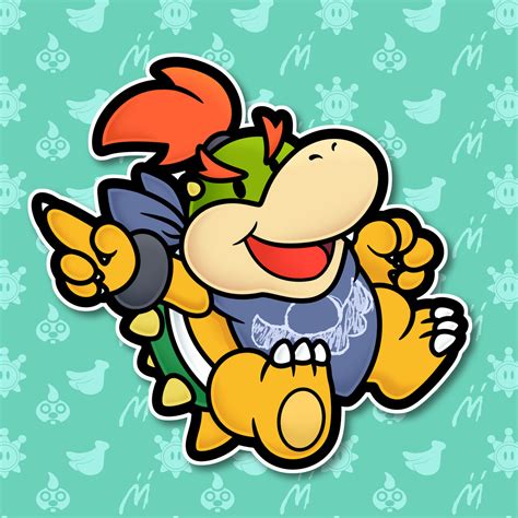 Paper Mario Sunshine Bowser Jr By Muzyoshi On Deviantart