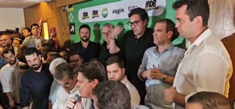 Presidente Nacional Do Mdb Lança Candidatura De Thiago Pampolha Ao