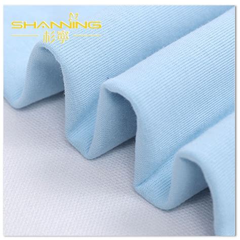 Supply Cvc Cototn Polyester Spandex Plain Dyed Knitted Single Jersey