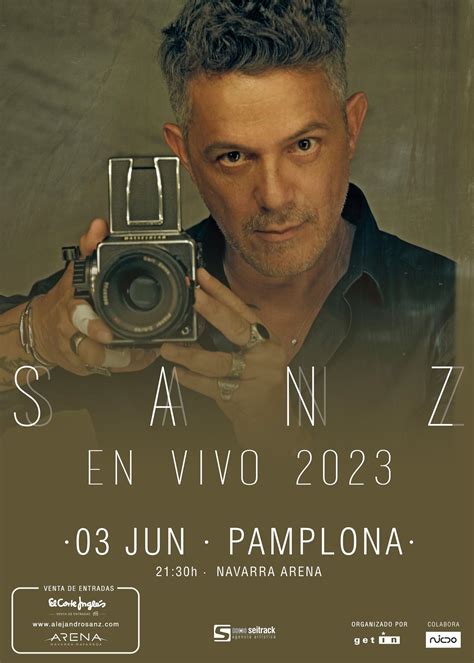 Alejandro Sanz iniciará su gira en el Navarra Arena