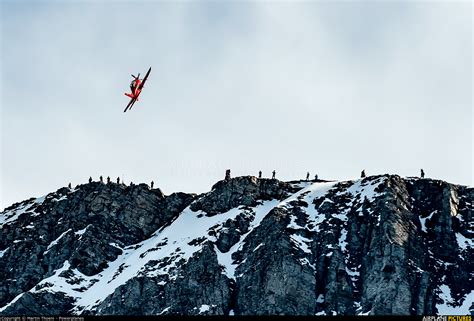 A Switzerland Air Force Pilatus Pc At Axalp Ebenfluh Range