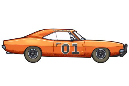 1969 Dodge Charger Drawing at GetDrawings | Free download