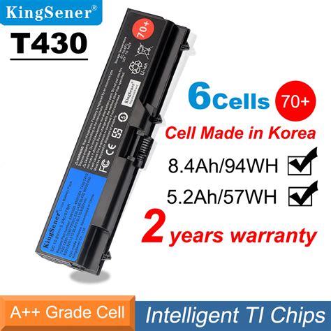 Kingsener 10 8v 5200mah Laptop Battery For Lenovo Thinkpad T430 T430i L430 T530 T530i L530 W530