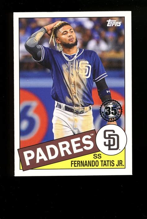 Topps Update Th Anniversary Tb Fernando Tatis Jr