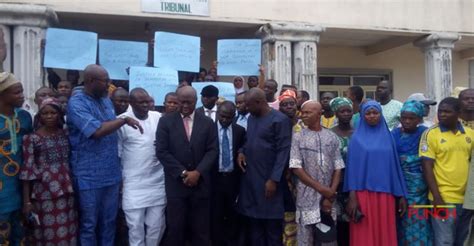 Pdp Members Protest In Court Over Alleged Disbandment Of Osun Election Tribunal