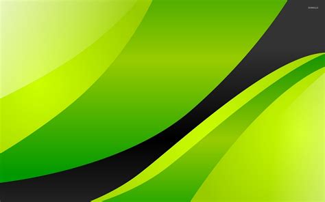 Black shape surrounded by green stripes wallpaper - Abstract wallpapers ...