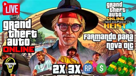 LIVE DE GTA 5 ONLINE FARMANDO MILHÕES E COMENTANDO RUMORES DA DLC