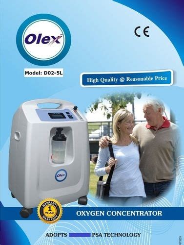 Portable Medical Oxygen Concentrator Do2 5l With Removable 4 Wheels At