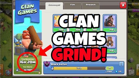 LIVE SOLO GRIND 0 To 50 000 CLAN GAMES SPEEDRUN Clash Of Clans