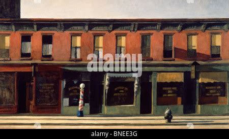 Edward Hopper - Early Sunday Morning (1930 Stock Photo: 48996203 - Alamy