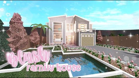 Bloxburg Christmas Blush Modern Mansion