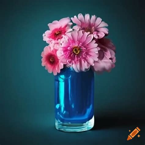 Colorful Soda Can Vase With Flowers On Craiyon