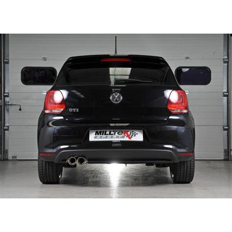 Vw Polo Tsi Gti Milltek Sport Cat Back X Gt Chrome Utbl S Non