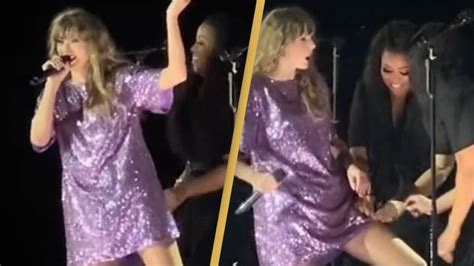 Taylor Swift Praised Over Impressive Handling Of Wardrobe Malfunction