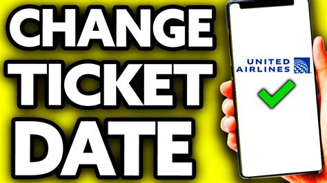 How To Change Flight Ticket Date United Airlines Easy Youtube