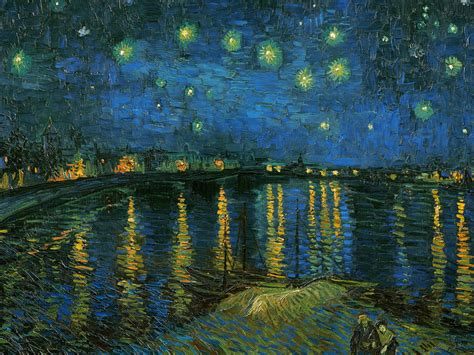 Vincent Van Gogh Vincent Starry Night Over The Rh Ne