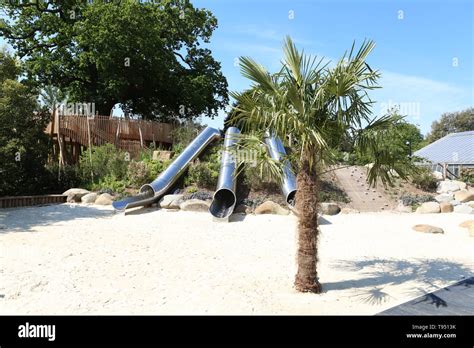 Childrens Playground At Kew Gardens Stock Photo Alamy